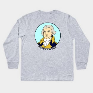 George Washington Kids Long Sleeve T-Shirt